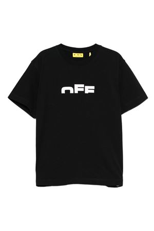 tshirt in cotone nero OFF WHITE KIDS | OBAA002F25JER0021001